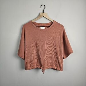 American Eagle Short Sleeve Crewneck Sweatshirt Sweater Medium